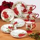 preview thumbnail 6 of 8, Certified International Winter's Medley 8.5" Salad/Dessert Plates, Set of 4