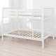 preview thumbnail 26 of 30, Full Over Full Bunk Bed with Convertible Design, Wooden Frame with Guardrails, No Box Spring Required,Guest Room Furniture