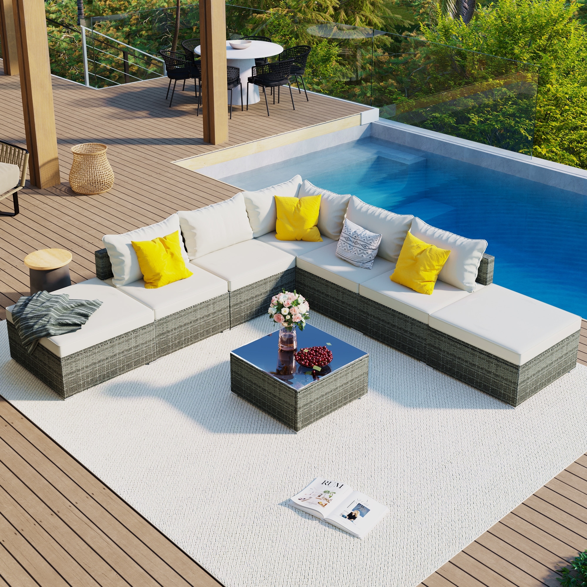 Garden corner sofas for hot sale sale