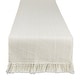 preview thumbnail 71 of 73, DII Variegated Taupe Fringe Table Runner 13x72 Table Runner, 13x108" - Off-White