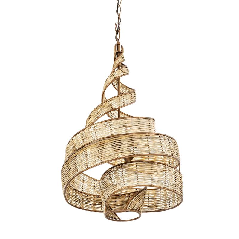 Flow Hand-Crafted Recycled Steel 3-Light Pendant