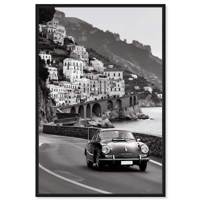 Drive through the Town Canvas by Art Remedy