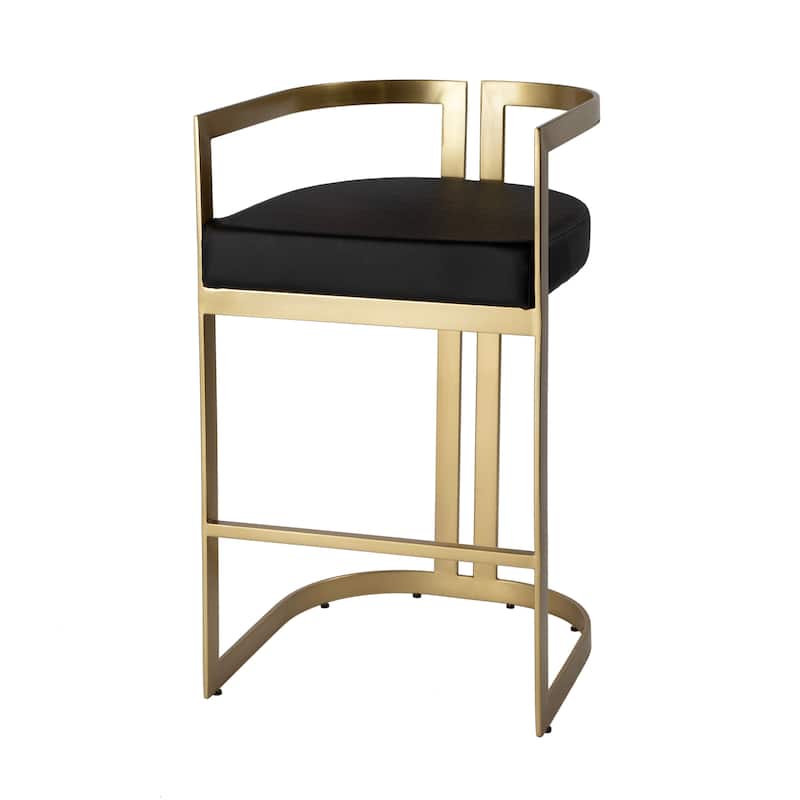 Clarence Faux Leather 35" Barstool