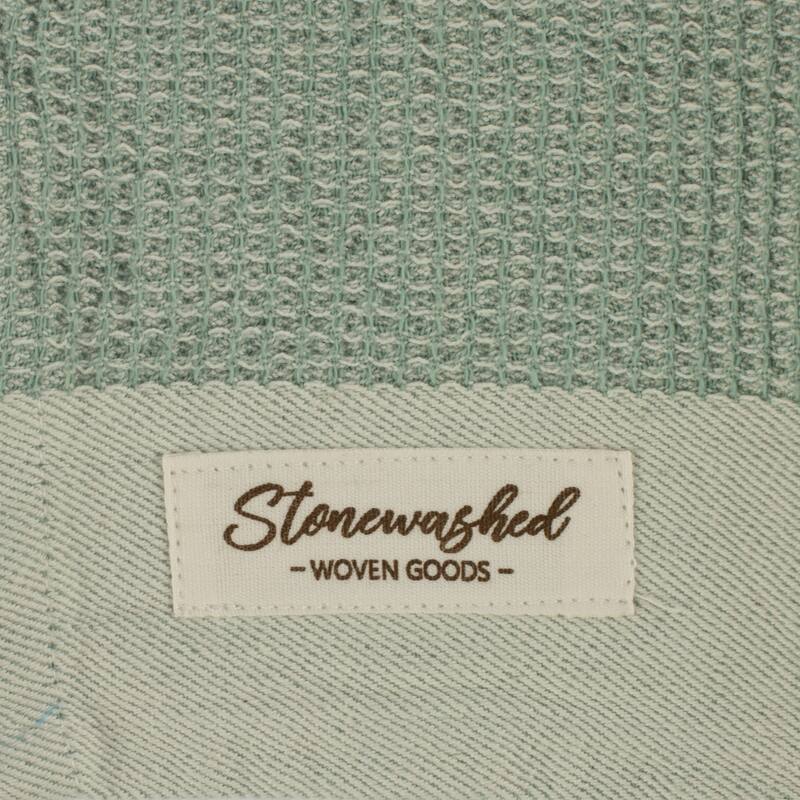 DII Washed Waffle Woven Dishtowel Set of 2