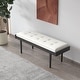 preview thumbnail 4 of 5, Efa Modern Tufted Upholstered Bench
