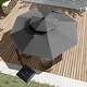 preview thumbnail 21 of 33, VredHom 11.5FT Dual Wind Vent Offset Cantilever Canopy Patio Umbrella