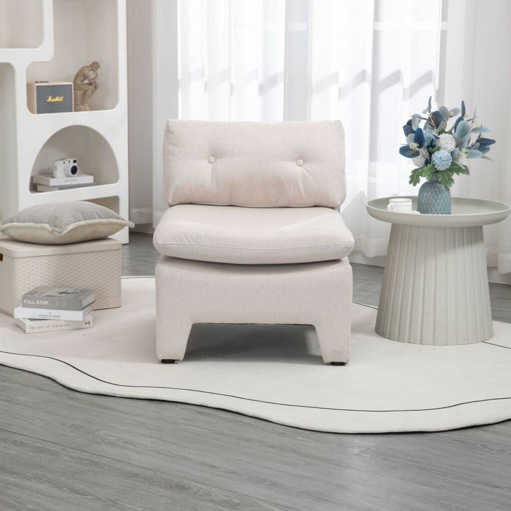 Cushioned deep seat Leisure Barrel Chairs for Living