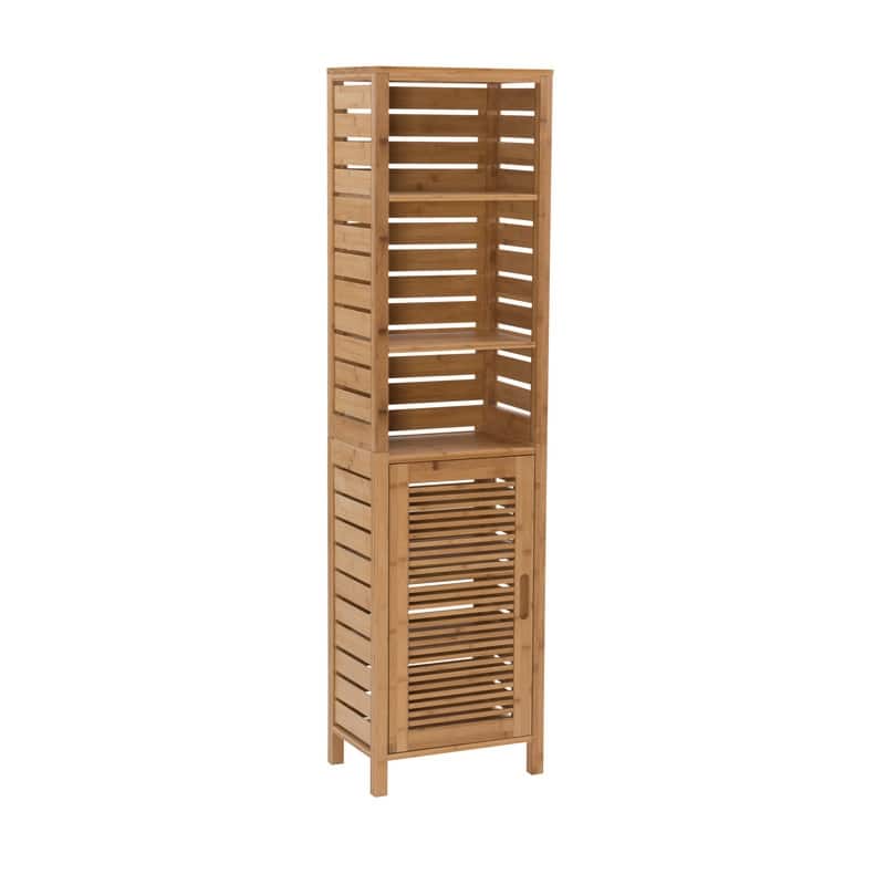Bracken Bamboo Tall Cabinet - Natural