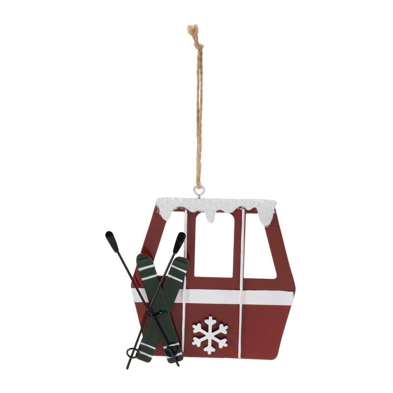 Metal Gondola Ornament (Set of 12) - N/A