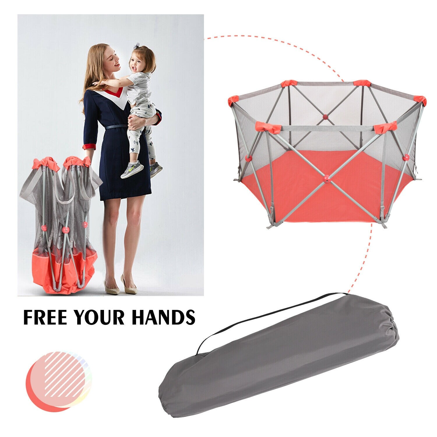 mesh baby playpen