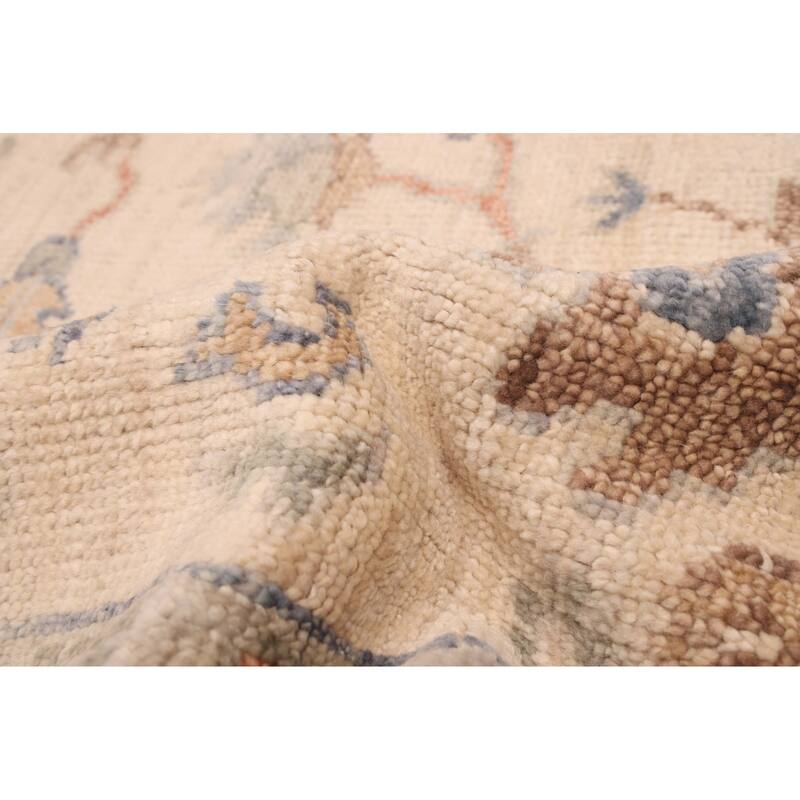 ECARPETGALLERY Hand-knotted Jules Serapi Ivory Wool Rug - 8'1 x 9'11