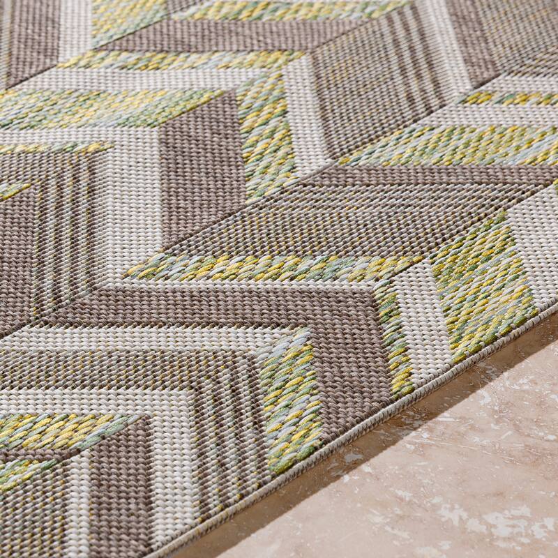 Dixie Zig-Zag Indoor/ Outdoor Area Rug