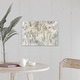 preview thumbnail 8 of 6, GreatBIGCanvas "Subtle Frosted Floral" Neutral Abstract Canvas Wall Art