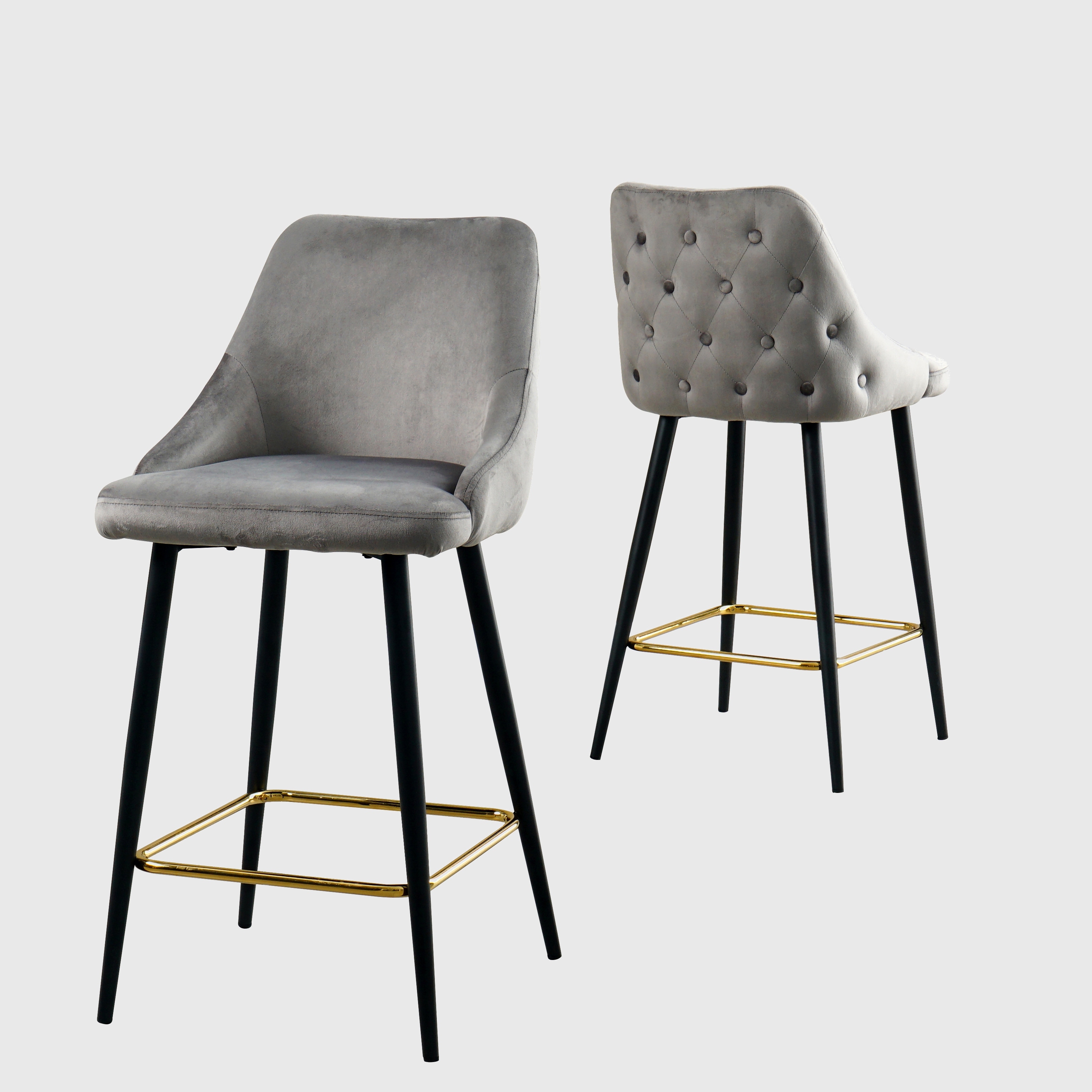 Toucanet modern 2025 velvet barstools
