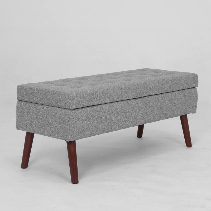 Storage Bench with Storage Bench for Bedroom End of Bed Bench Foot of Bed Bench Storage Ottoman Bench 43.3" W x 17.7"