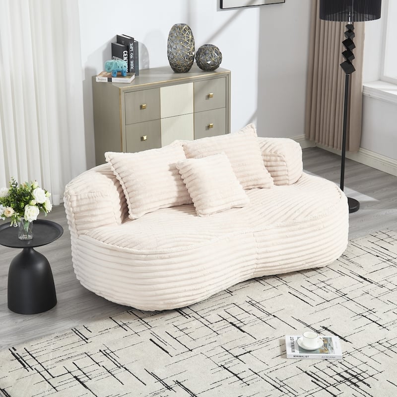 Comfort Lounger High Back Bean Bag Chair