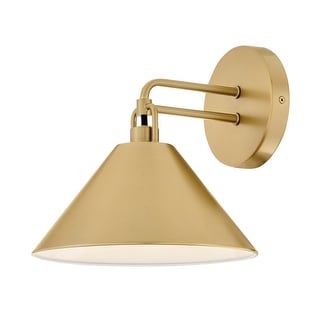 Lark 84430 Milo 1 Light 10" Tall Wall Sconce with Metal Shade