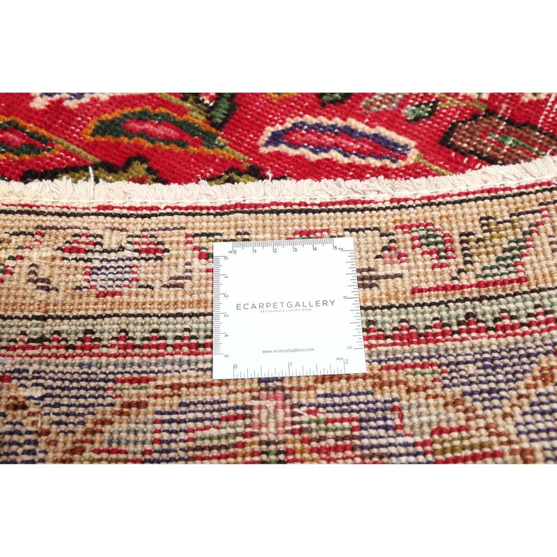 ECARPETGALLERY Hand-knotted Antalya Vintage Red Wool Rug - 6'6 x 9'6