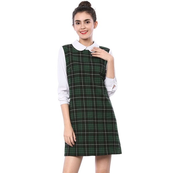 peter pan collar shift dress