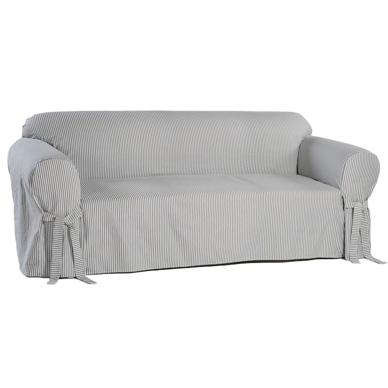 Classic Slipcovers Brushed Twill Sofa Slipcover