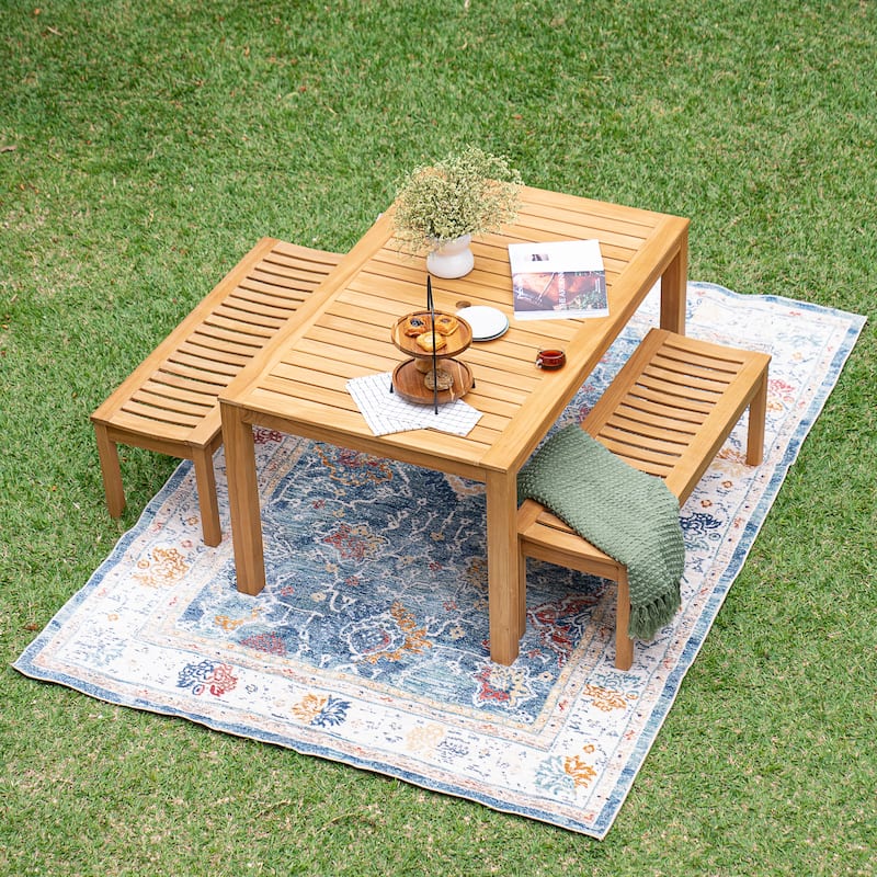Cambridge Casual Paxton Teak Wood Outdoor Dining Table