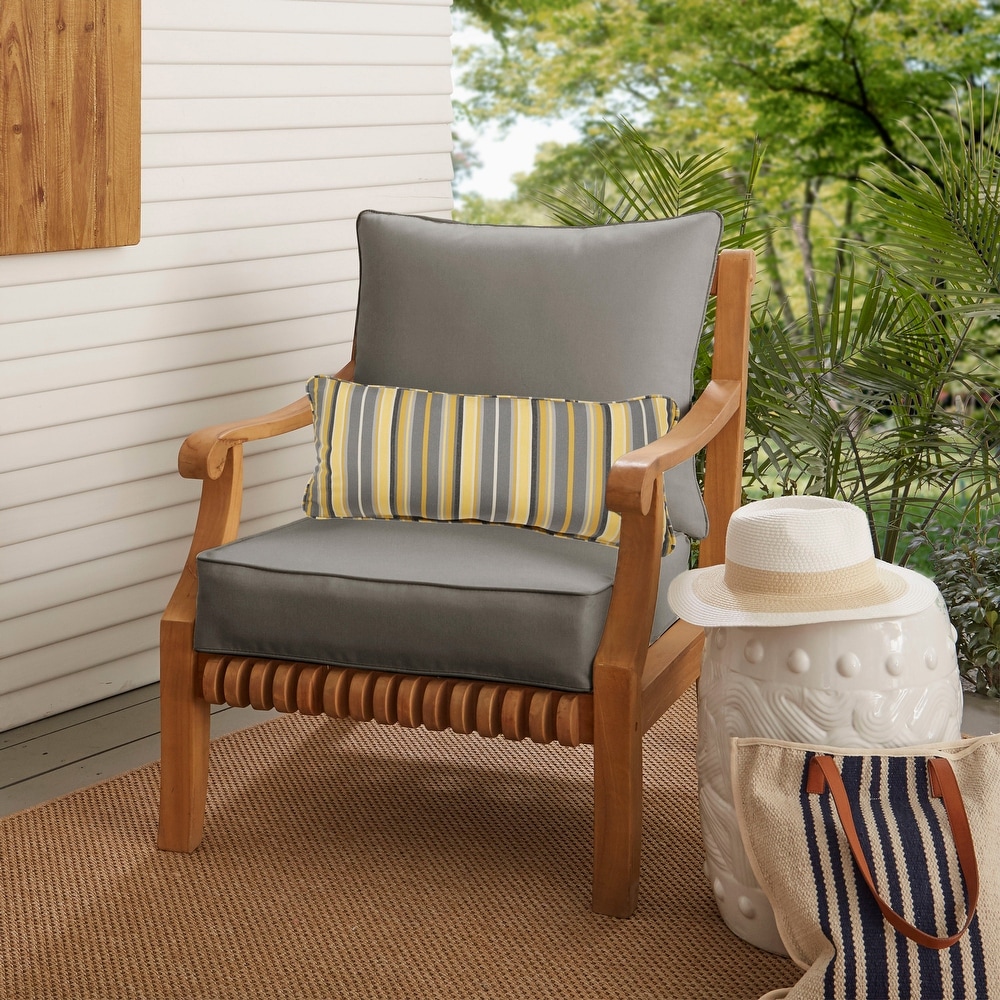 Grey Sunbrella Outdoor Cushions and Throw Pillows Bed Bath Beyond