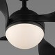 preview thumbnail 8 of 9, Maxim 88811 Bola 52" 4 Blade Indoor LED Ceiling Fan