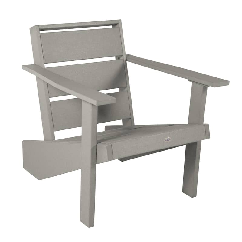 BAHIA VERDE OUTDOORS Haven Modern Adirondack Chair - Cove Gray