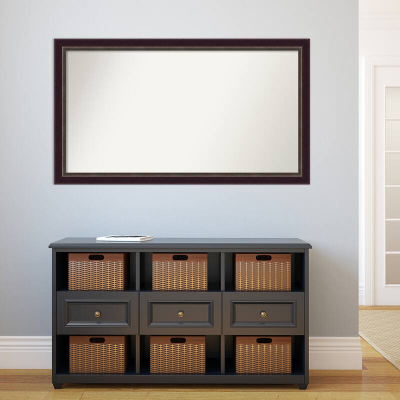 Oversized Wall Mirror Choose Your Custom Size - Signore Bronze Frame