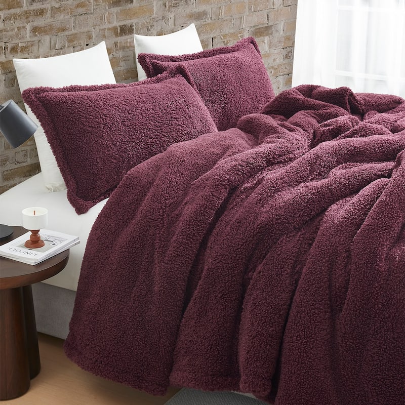 Unfluffin Believable - Coma Inducer® Oversized Comforter Set - Burgundy