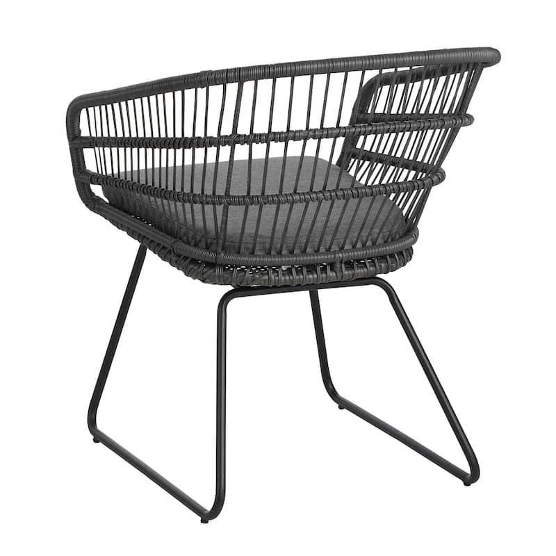 Outdoor Chair Set of 2 with Water-Resistant Cushions