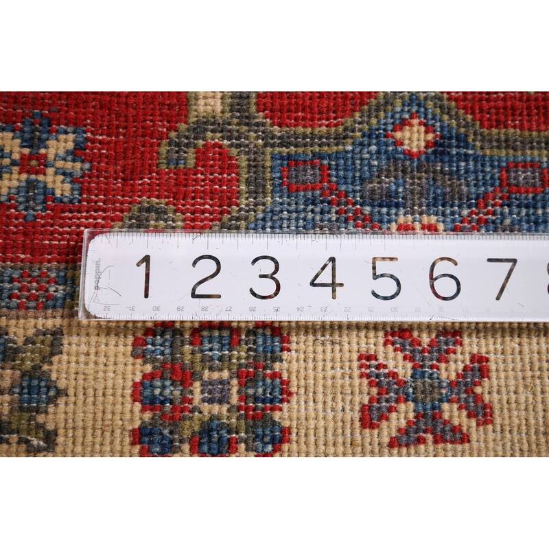 Red Kazak Accent Rug Handmade Wool Carpet - 2'2" x 3'0"