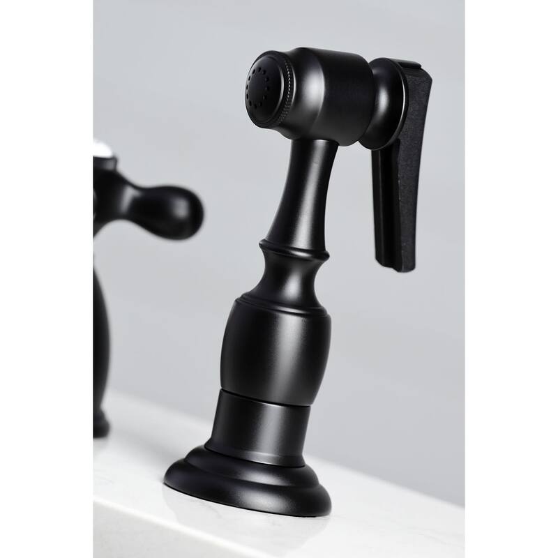 Kingston Brass Heritage 1.8 GPM Widespread Kitchen Faucet - Includes