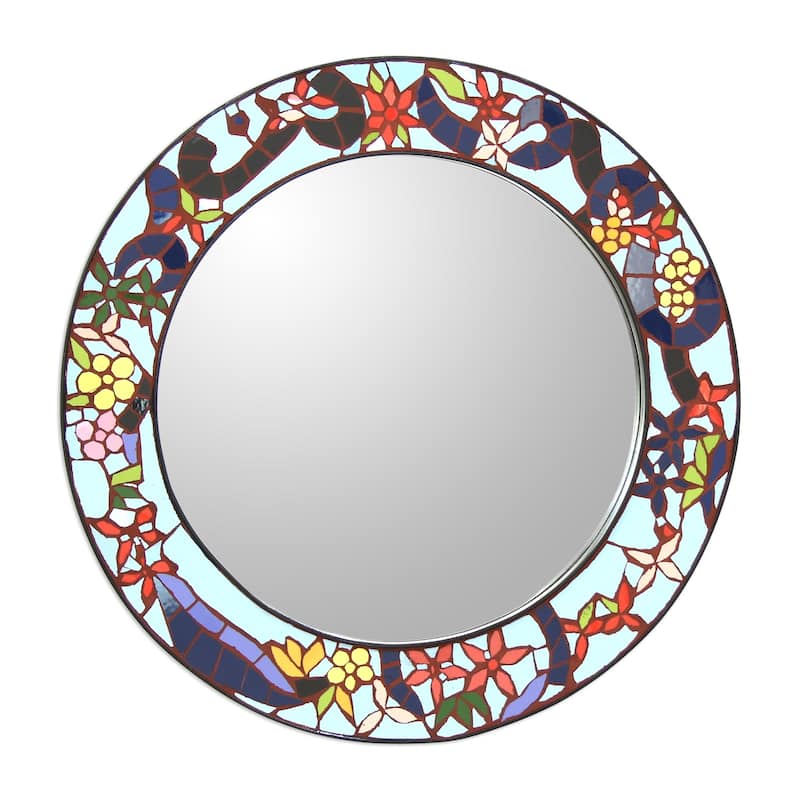 Handmade Sunny Day Mirror(India) - Multi