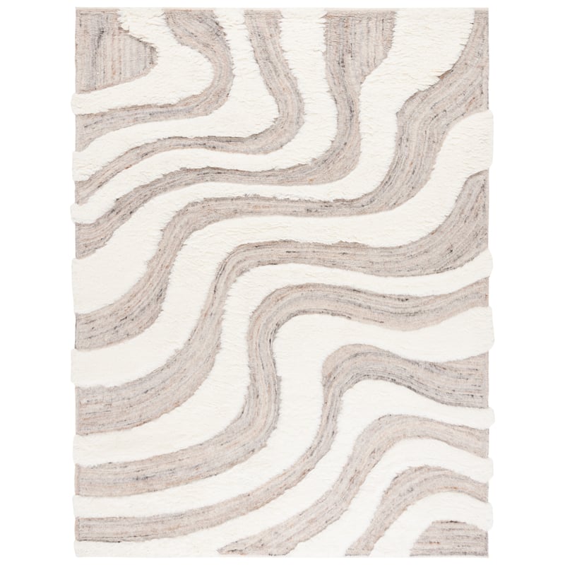 SAFAVIEH Handmade Casablanca Benine Shag Wool Rug