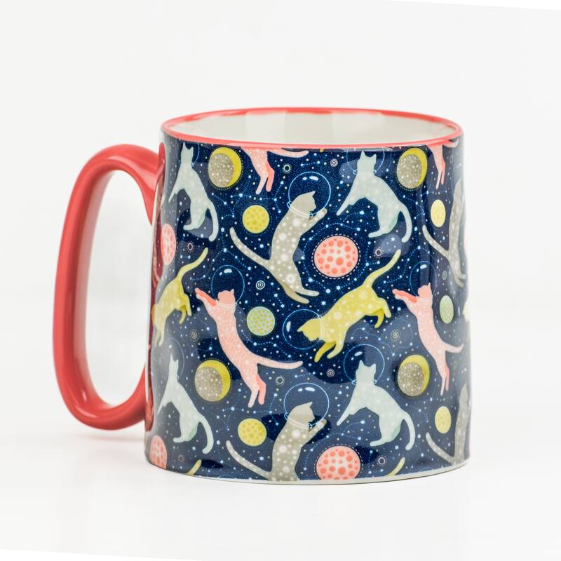 10 Strawberry Street Bella Animal Mugs, Set of 4