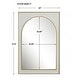 preview thumbnail 5 of 4, Uttermost 09916 Crisanta 25" W x 37-1/2" H Arched / Rectangular Framed