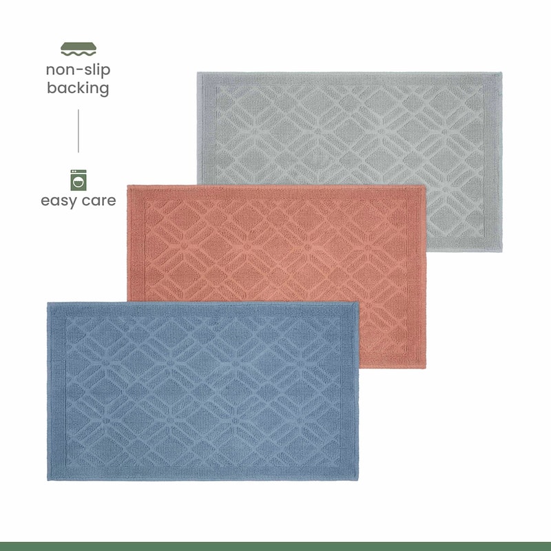 Martex Restore Geo 100% Cotton Bath Rug