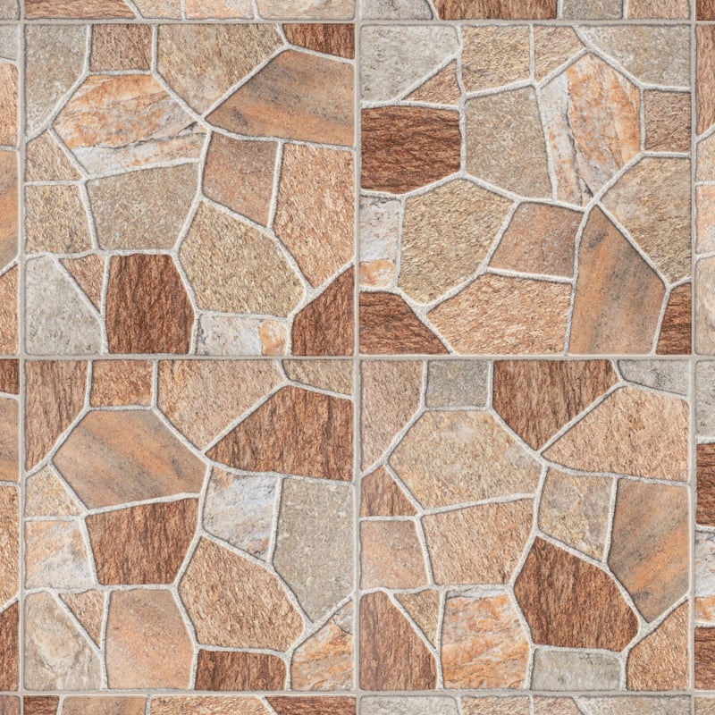 Merola Tile Leticia Beige 17-3/4" x 17-3/4" Ceramic Floor and Wall Tile
