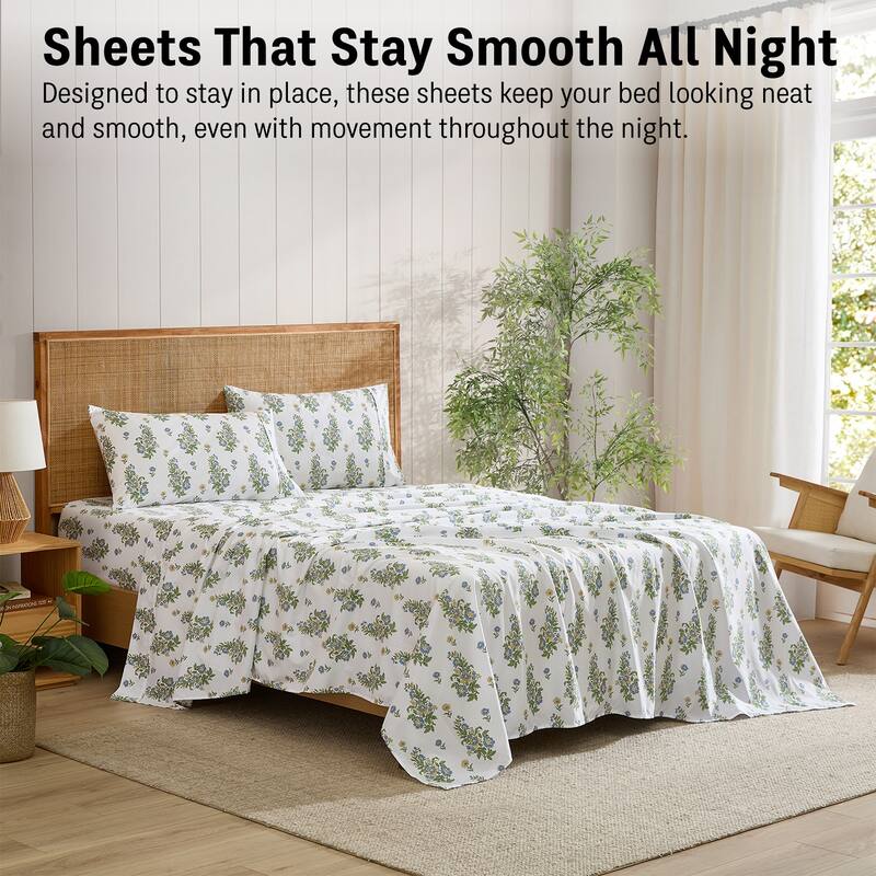 HLC.ME Floral Printed Ultra Soft Bed Sheets Set