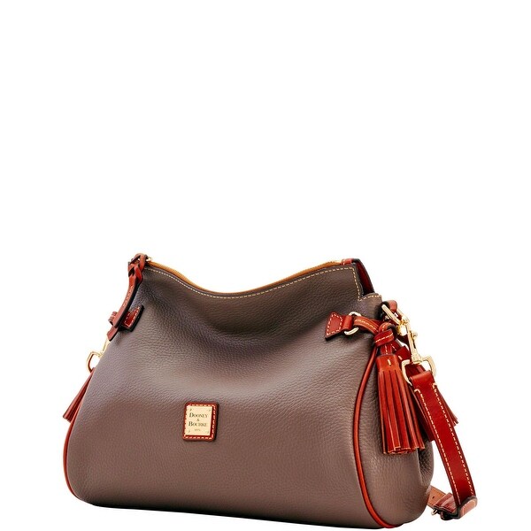 Pebble grain medium zip crossbody Clearance