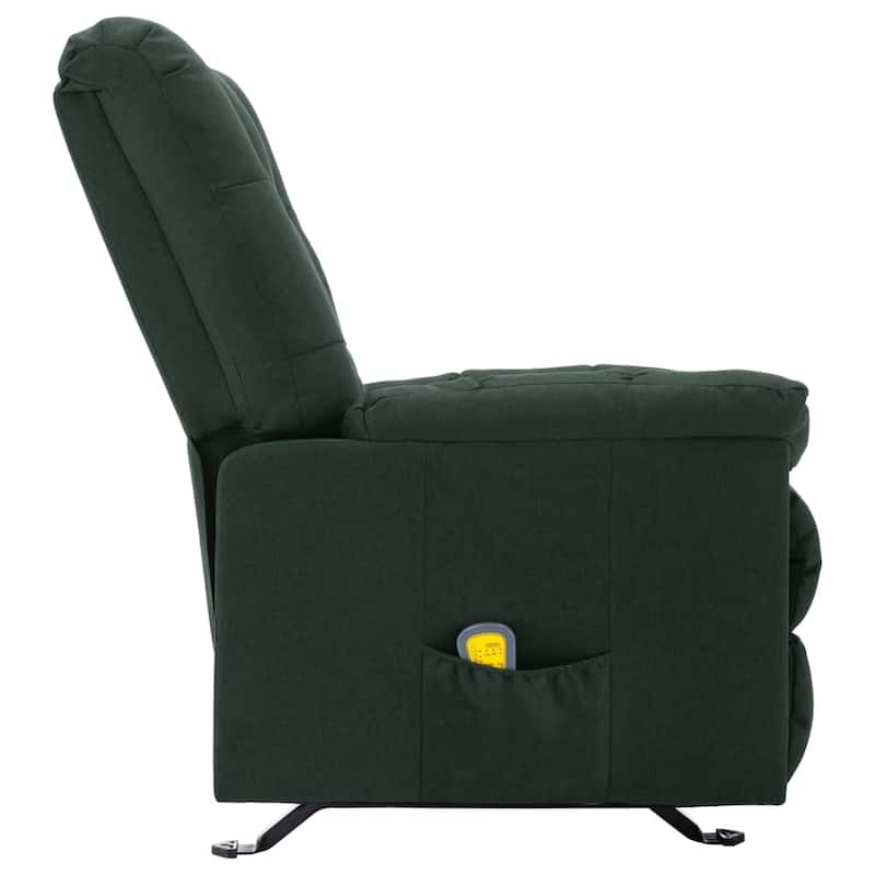 vidaXL Massage Recliner Electric Massaging Recliner Chair for Elderly Fabric - 28.1" x 38" x 39.6"