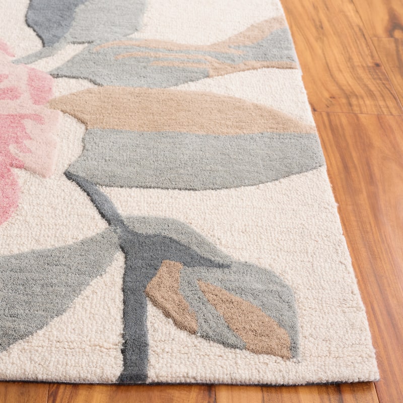 SAFAVIEH Handmade Jardin Enea Floral Wool Rug
