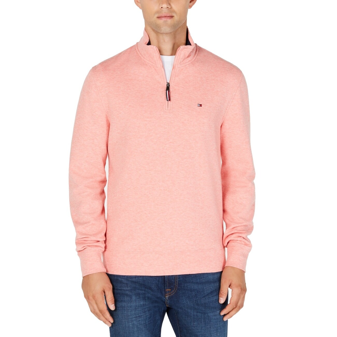 pink tommy hilfiger jumper mens