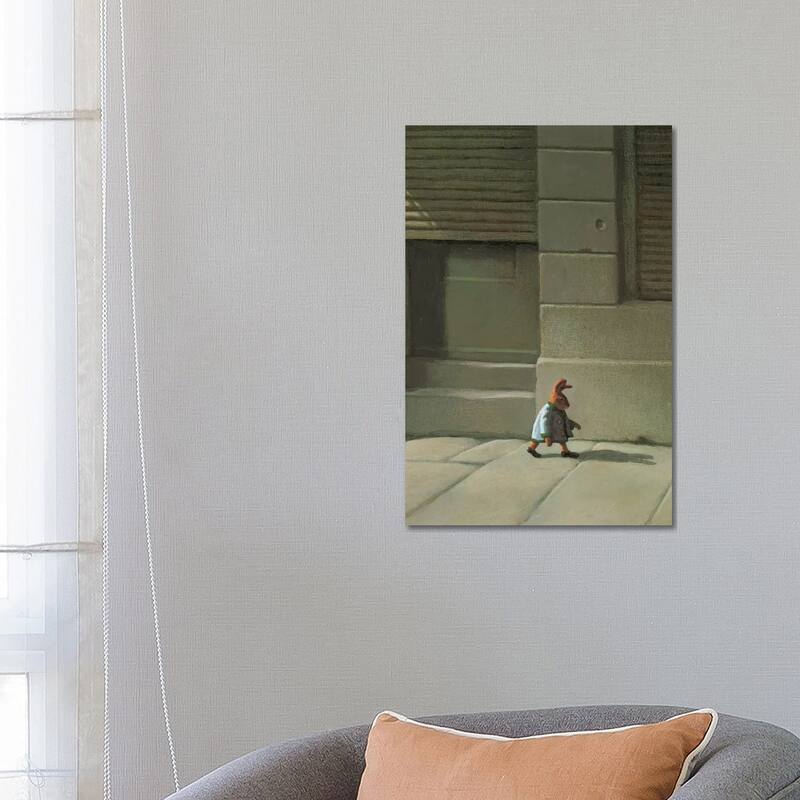 iCanvas "Street Rabbit" by Michael Sowa Canvas Print - 26x18x1.5