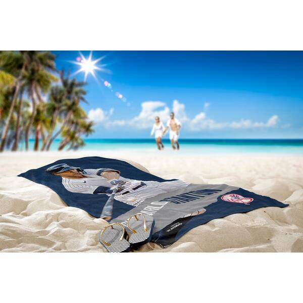 MLB Player New York Yankees Giancarlo Stanton Printed Beach Towel