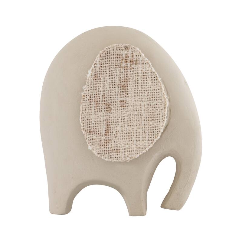 Elk Home Amigo Elephant Object - Cream