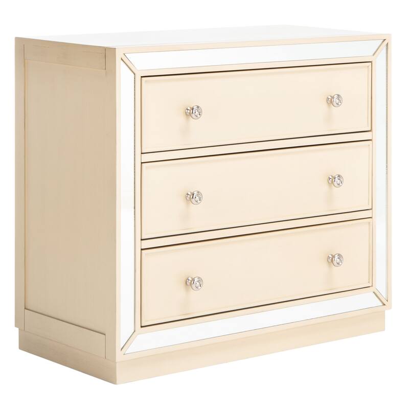 SAFAVIEH Amey Mirrored 3-Drawer Chest