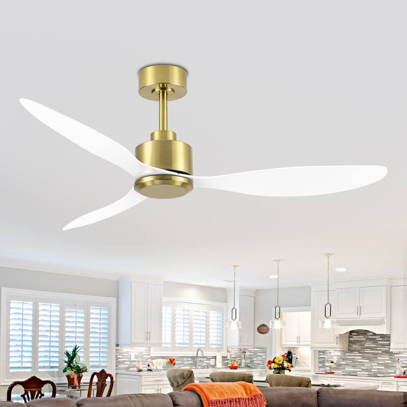 42/52-in 3-Blade Propeller Ceiling Fan with Remote without Light