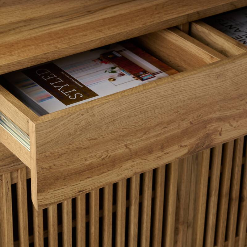 SAFAVIEH Home Quaid 1-Drawer 2-Door Nightstand.